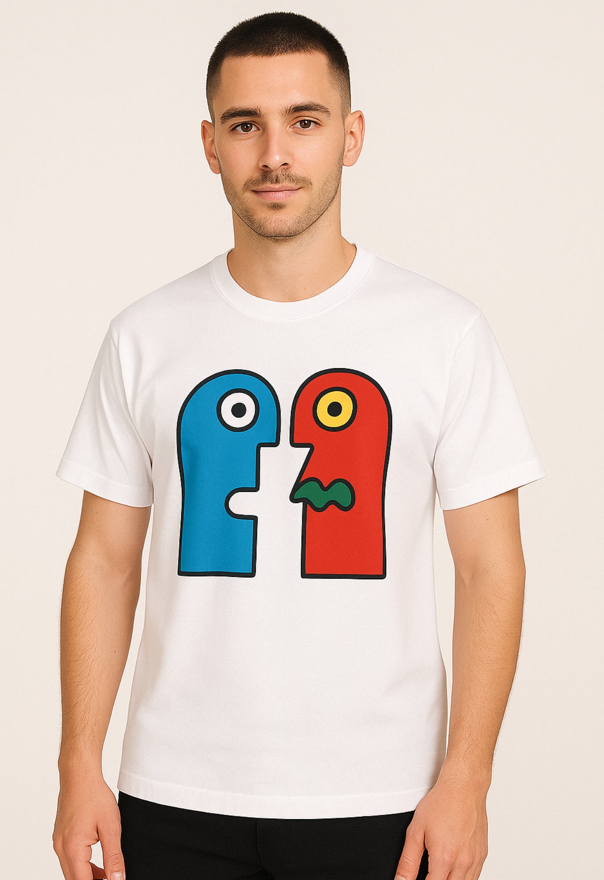 Berlin Wall Faces Tee – Urban Art Edition