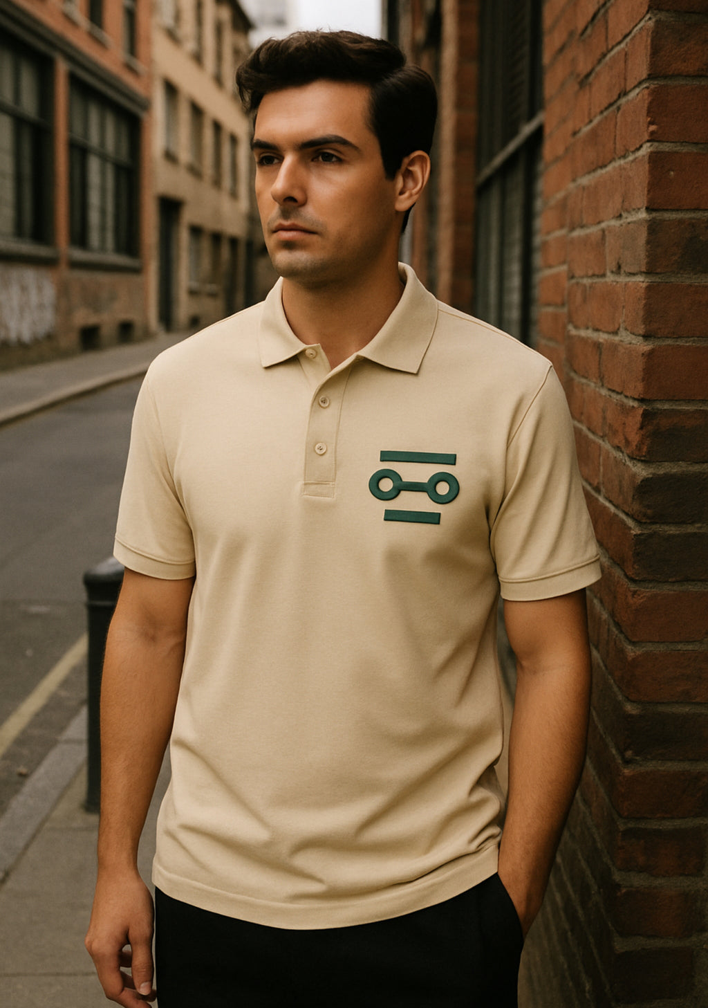 "Minimal Mark" Sand Edition - Polo Arkheos