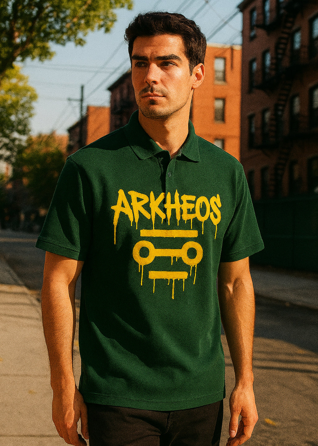 Drip Graffiti - Polo Arkheos