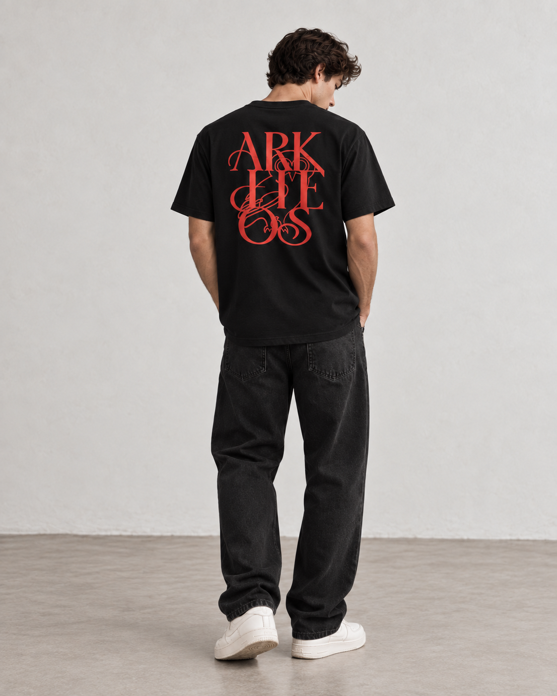 Arkheos Signature Tee — Black